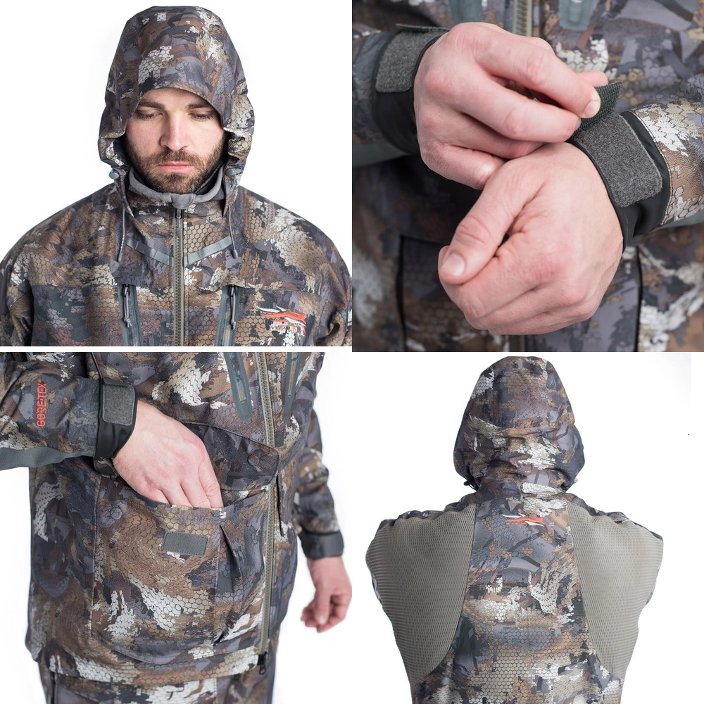 designer jacket Sitka jacket mens jacket Hudson mens coat Waterproof and Warm Hunting Autumn and winter men's coat overalls camouflage jacket men