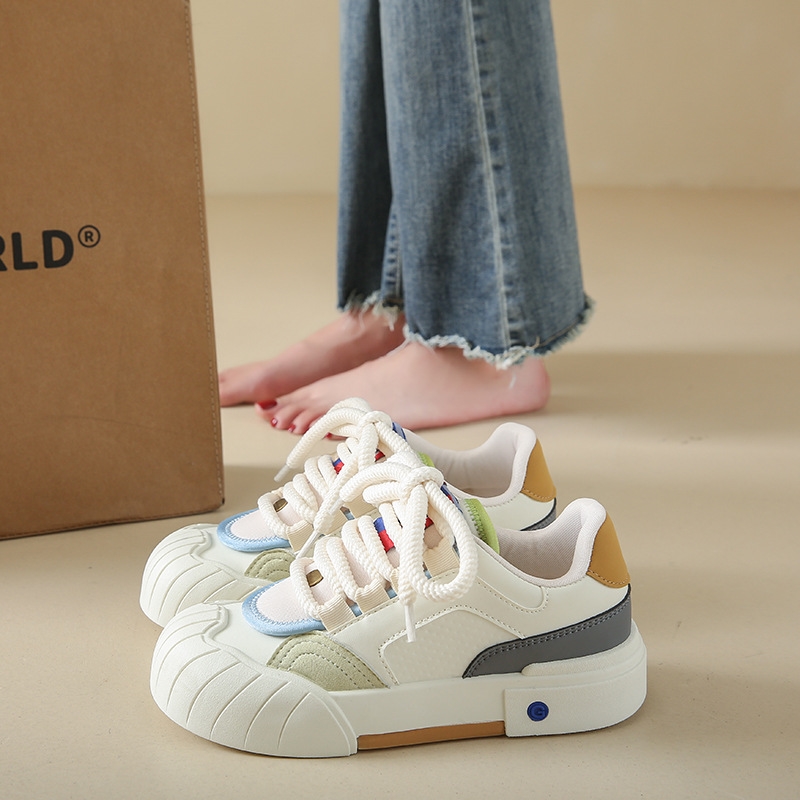 new versatile small Casual single white shoe board shoes for women's fashionable breathable waterproof Lhshoe s Lh