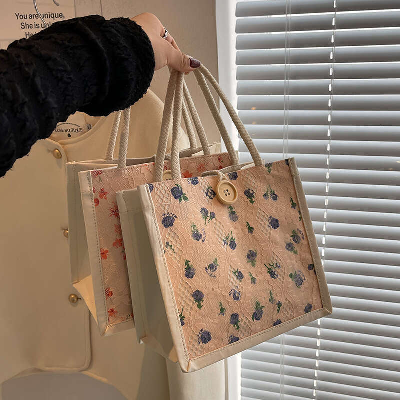 Wholesale Student Versatile Portable Lunch Boxes, Bento Women's Korean Version, Western-Style Outdoor Small Bags, Fashionable Quality, Classic