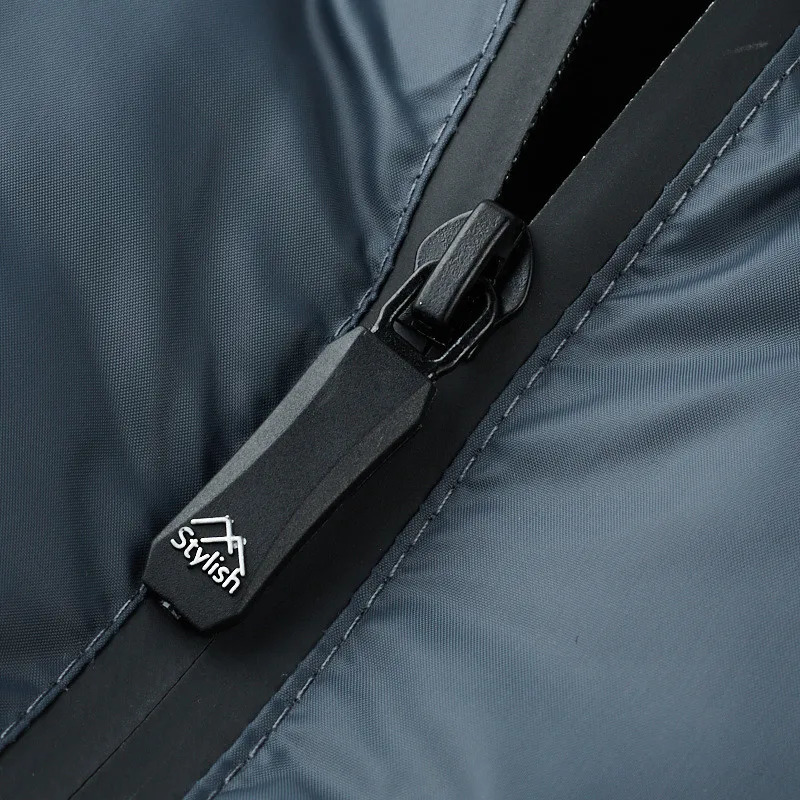 Men Autumn Winter Cotton Jacket Fur Collar Warm Comfortable Padded Thickened Down 2024 Solid Clothes L5XL Coat 241120