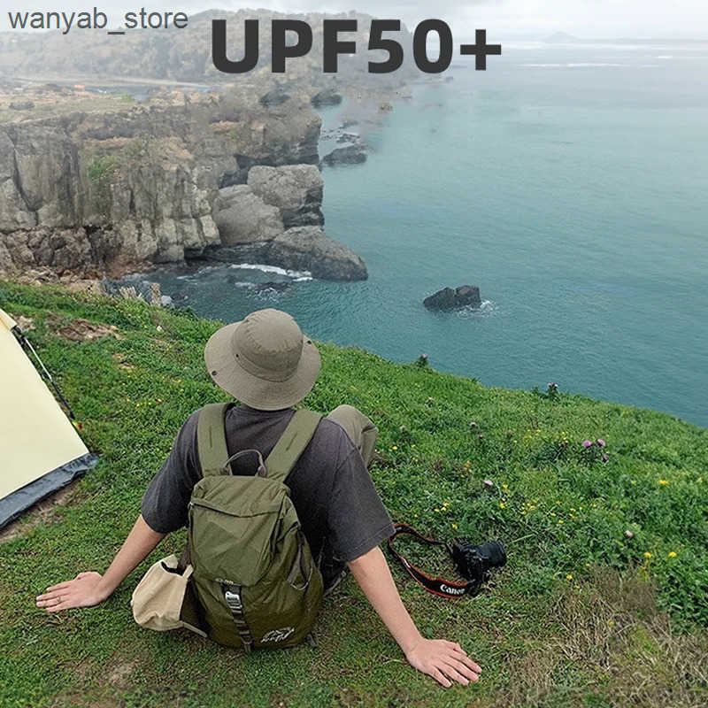 Wide Brim Hats Bucket Plus Size Hat Men Women Summer Sun Protection Outdoor Waterproof Big XL Breathable Fisherman Panama Bob L240910