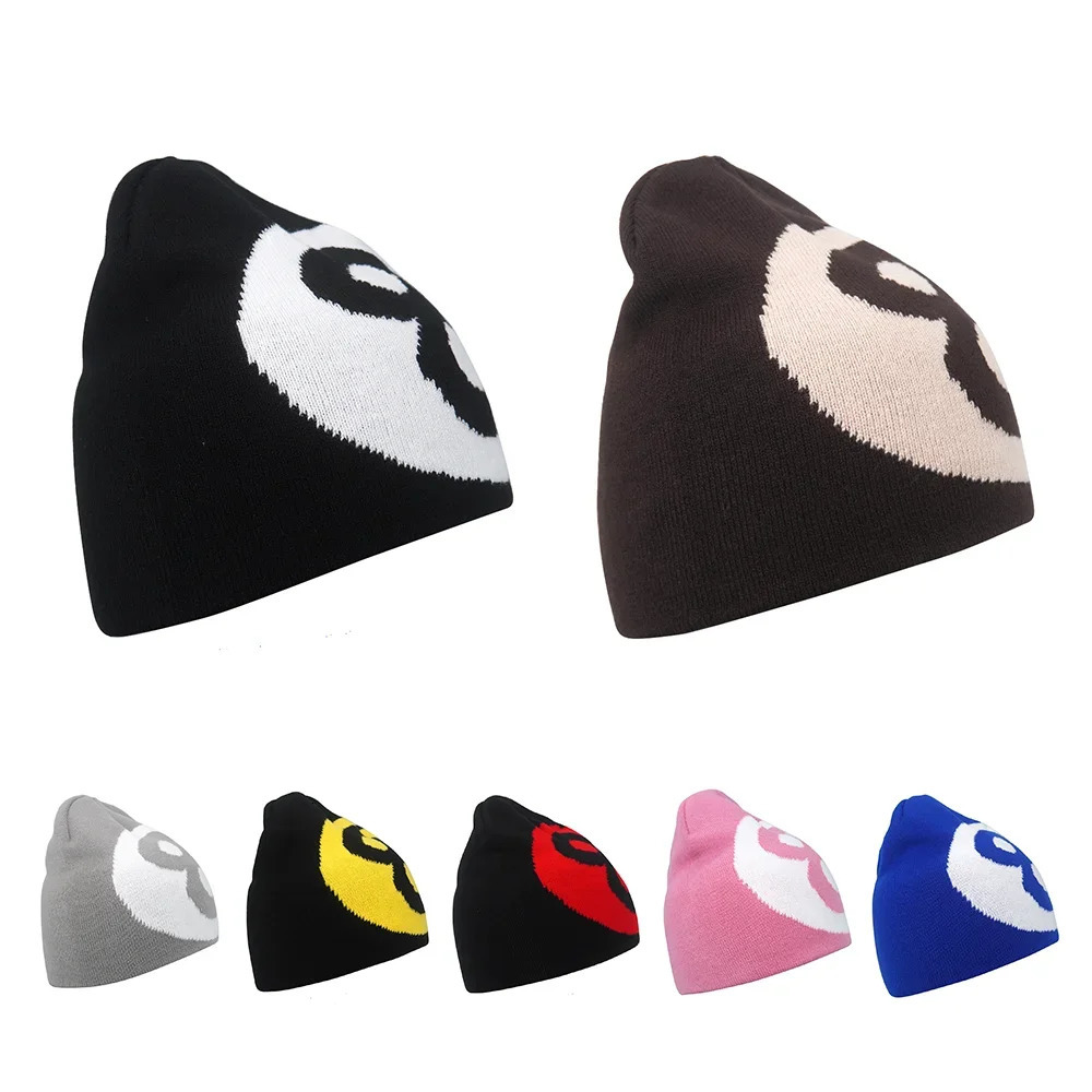 2024 Y2K Letter Knitted Winter Autumn Beanie Cap Men Women Kanye Beanies Gorras Hombre Top Keep Warm Hat Ear Hats Wool Hip Hop 241125