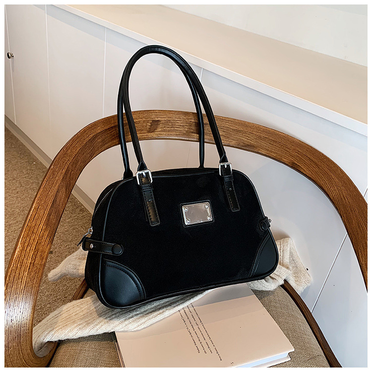 This Year's Popular Large Capacity Autumn/winter New Frosted Women's Single Shoulder Pillow Bag Designer Bags Handbags Women