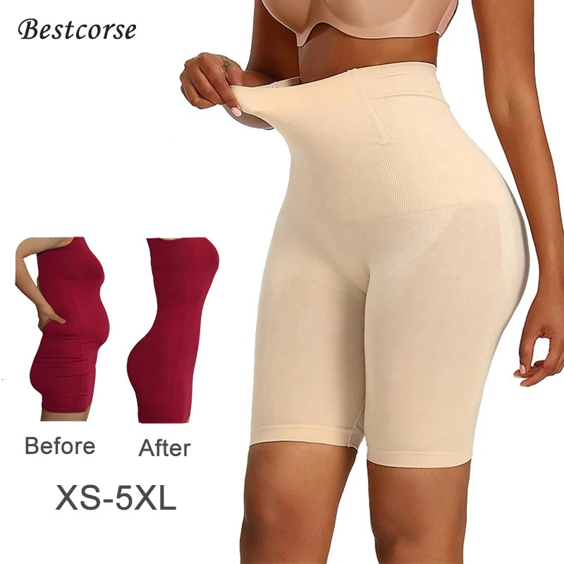 XS Short Faja Body Shaper Plus Size Seamless Shapewear Women Tummy Control High Waist Panties Flat Stomach Slimmer 241121