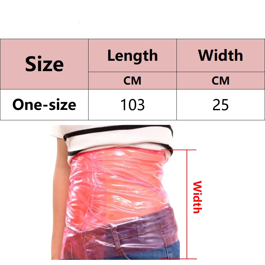 Women Sauna Flat Abdomen Plastic Belt Burning Fat Sport Fitness Waist Elastic Tummy Sweat Body Shaper Weight Loss 241121