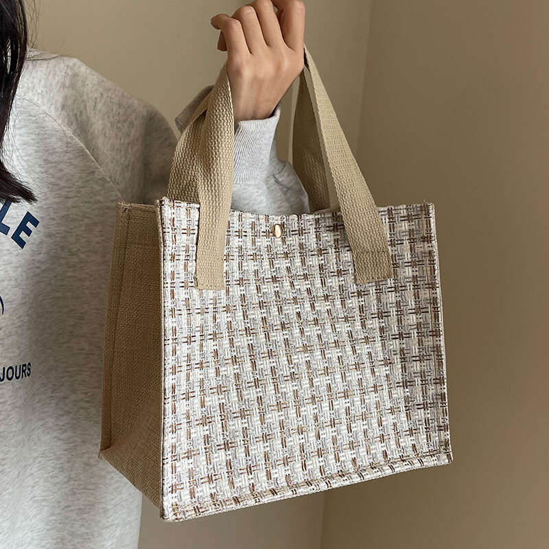 Small Handbag Women, High-End Versatile For Commuting In Autumn And Winter, Large Capacity Tote Bag, Red Souvenir Bag B2