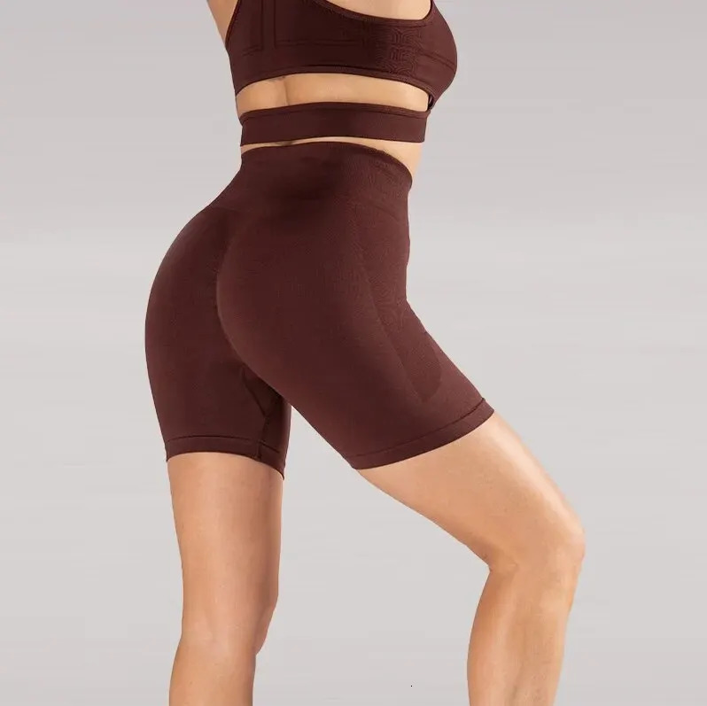 2PCS Alphalete High Waist Amplify Seamless Shorts Women Scrunch Butt Yoga Push Up Gym Athletic Booty Workout Short 240422