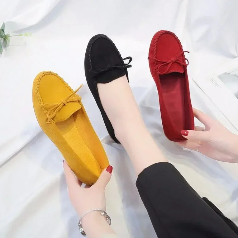 Style Women Flats Shoes Loafers Candy Color Slip on Flat Ballet Comfortable Ladies Shoe Zapatos Mujer 241126