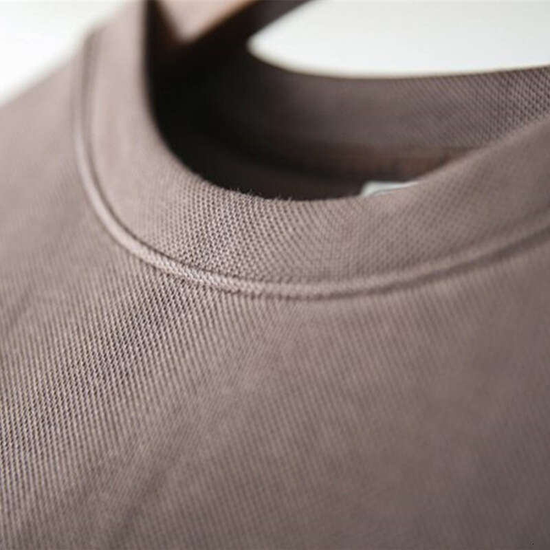 American Retro Air Cotton Versatile Neutral Oversized Sleeveless Shoulder Loose Fit Heavyweight T-Shirt B4