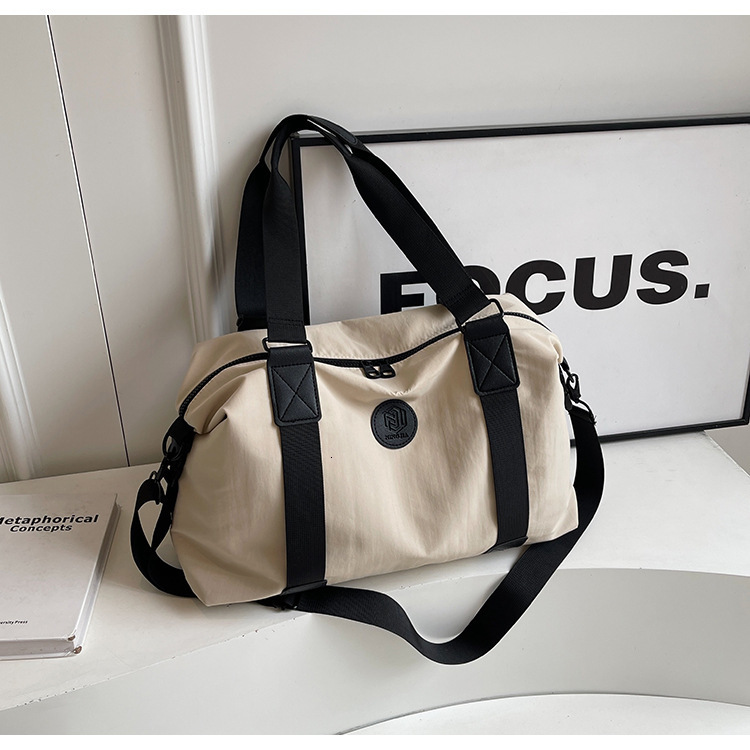 New Model Simple And Fashionable Fitness Large Capacity Hand Luggage Bag, Women's High-end Sense Of Sports Outside Bags Handbags Women