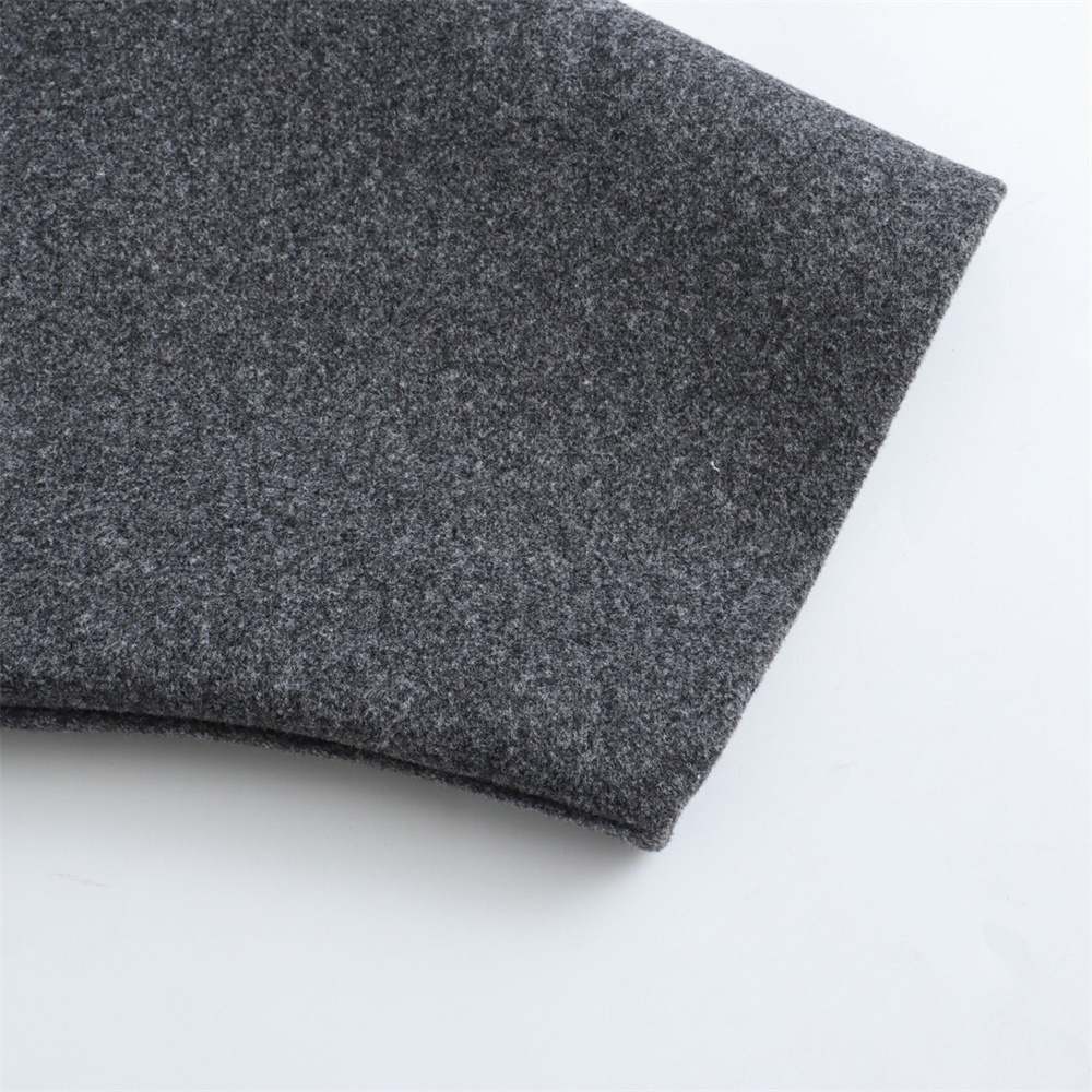 Women's Fashion New Blended Loose Coat Hepburn style gray coat for women