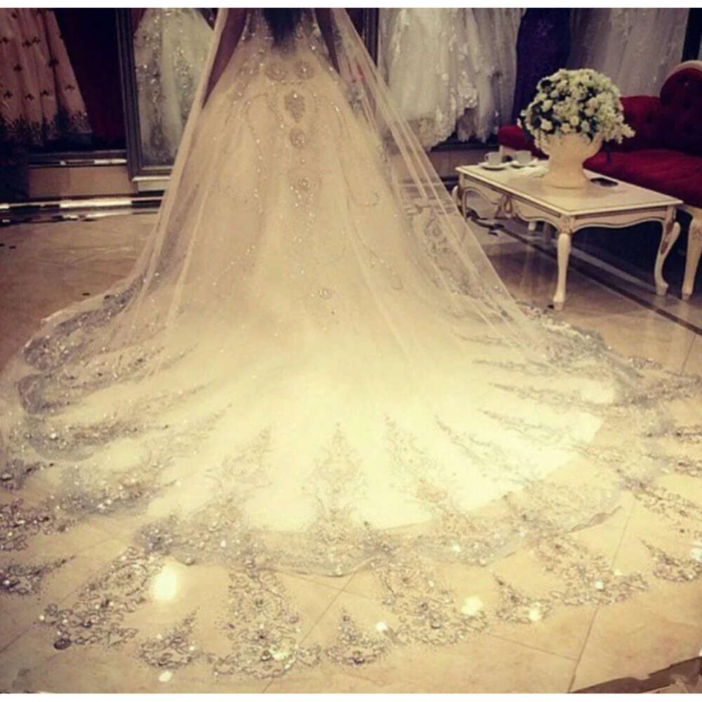 Dresses Wedding Ball Gown New Gorgeous Dazzg Princess Bridal Real Image Urious Tulle Handmade Rhies Crystal Sheer Top 6660306