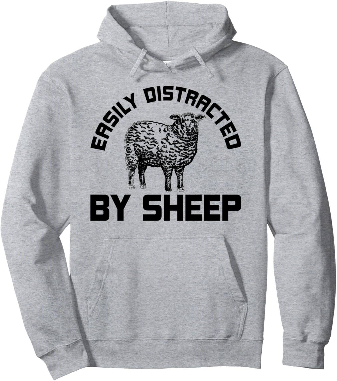 Hoodie for Mens Womens Easily Distracted By Sheep Tee Farm Animal Vintage Gift Pullover Hoodie Graphic Hoodies sweatshirt