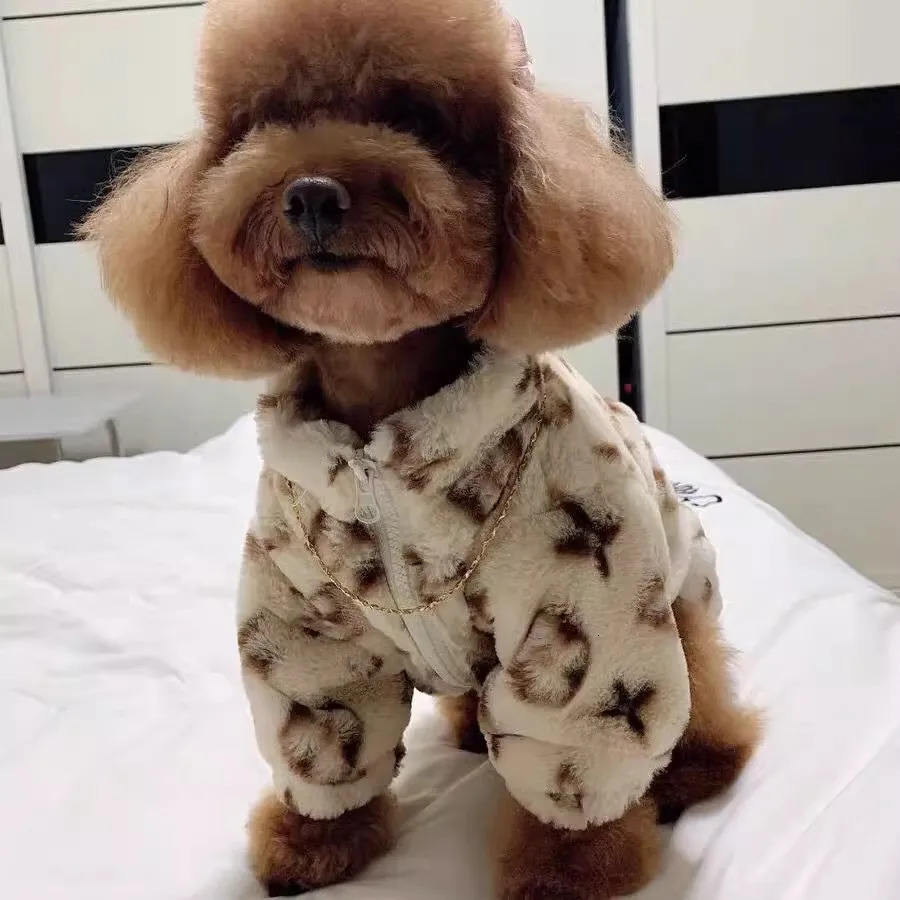 Dog clothes autumn winter schnauzer fah bichon teddy small and mediumsized dog cat smoked fur coat to keep warm 241126