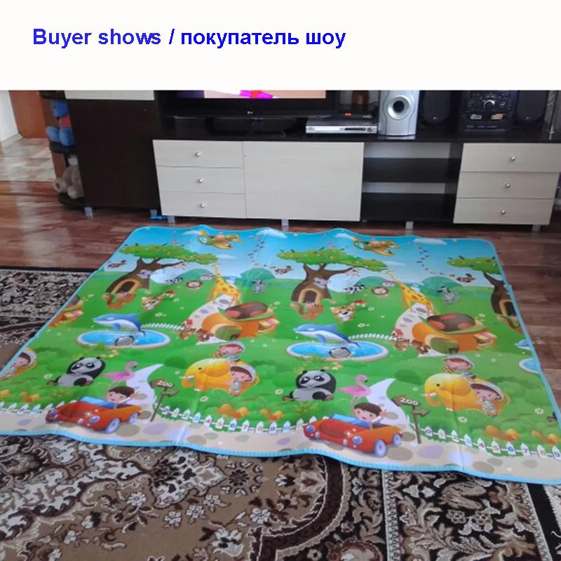 Baby Crawling Puzzle Play Mat Blue Ocean Playmat EVA Foam Kids Gift Toy Children Carpet Outdoor Play Soft Floor Gym Rug 240423