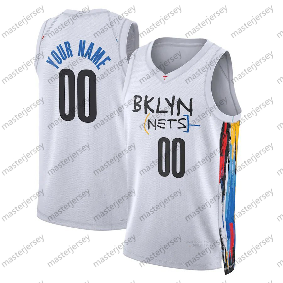 2025 City Edition Basketball Jersey Durant Bridges Thomas Simmons Harris Custom Jerseys Sweatshirt - Embroidered
