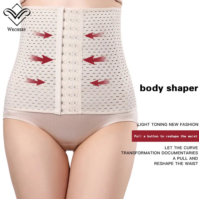Original Colombian Girdles For Women Mesh Waist Trainer Bustier Belly Shaping Cincher Tummy Reductive Shapewear 241121
