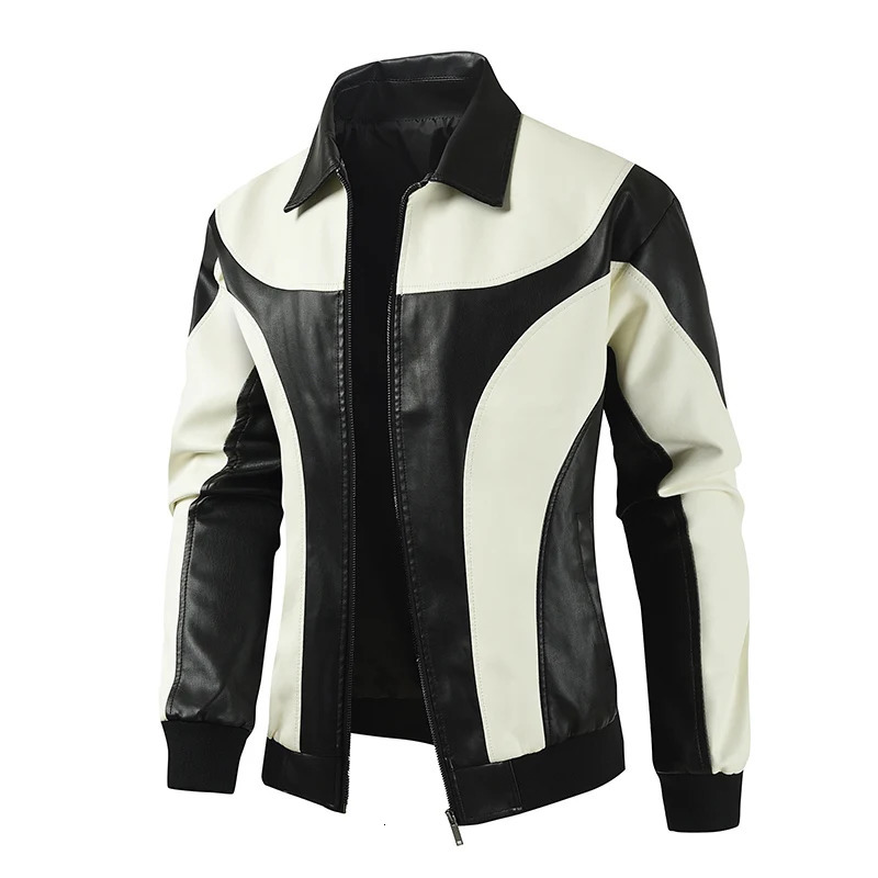 Spring Autumn Outdoor Sports Leisure Loose Neutral Fashion Jacket Mens High Quality Comfortable Breathable Leather 241125