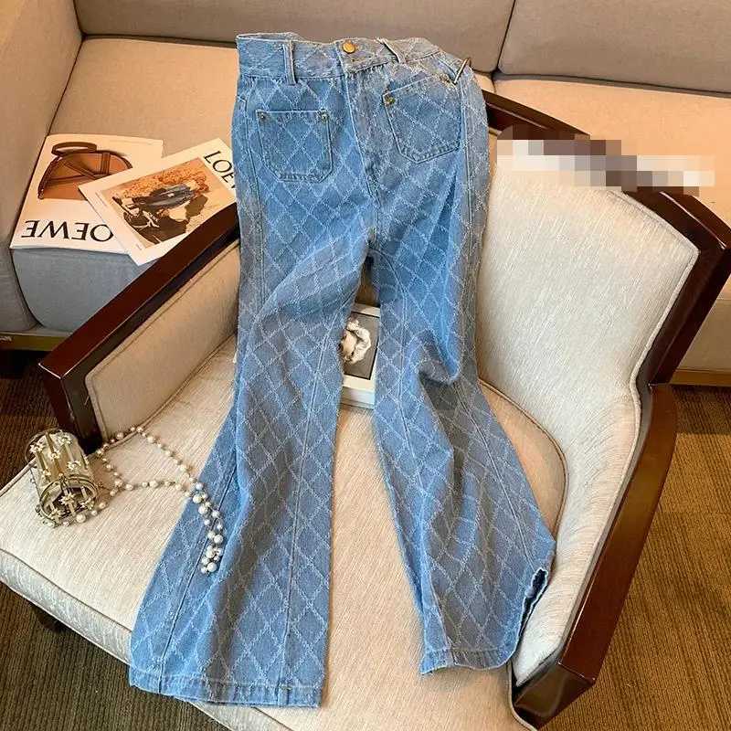 Women's Jeans 2021 Soft High Waist Womens Trousers Denim Loose Underwear Winter Womens Jeans Womens Pants Womens Pants Thick Velvet H241130