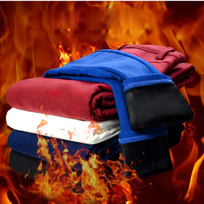 Candy Color Thick Velvet Lined Tight Jeans Womens Winter Mid Waist Warm Legs Vaqueros Extra Large Stretch Denim Pencil Pants 241122