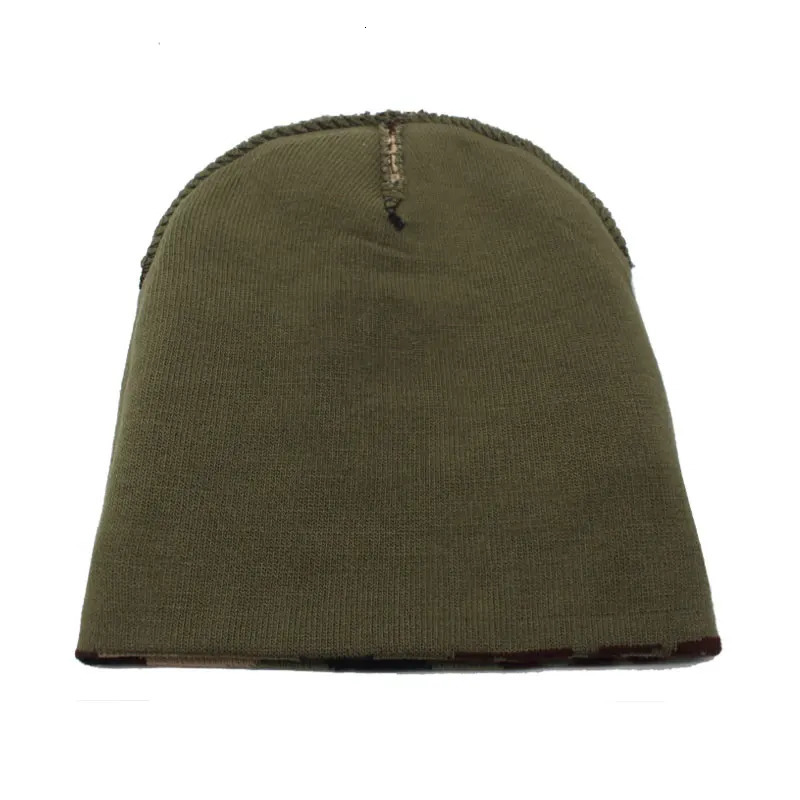 Camouflage Knitted Hat Men Beanie Women Winter Hats For Bonnet Knit Caps Autumn Warm Gorros Skullies Beanies 241125