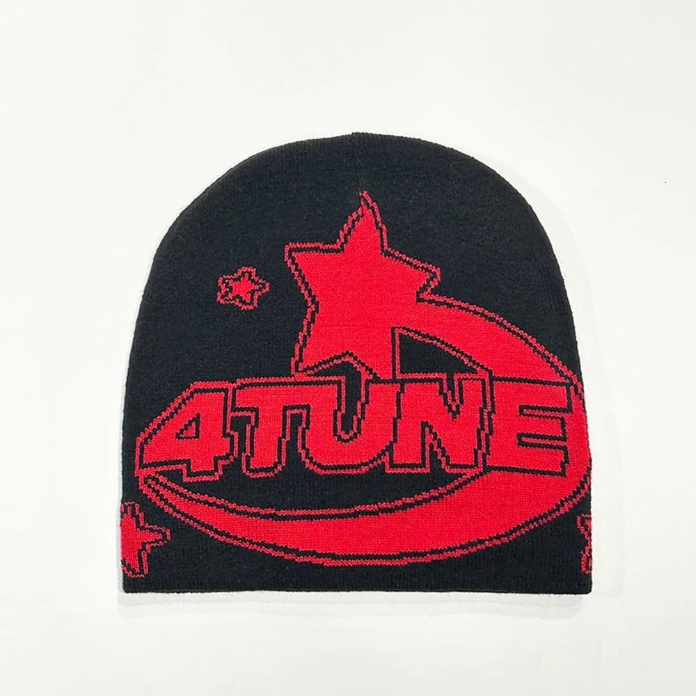 Beanie Hats High Stretch Warm Knitted Skull Caps with Alphabets Pattern Ideal Gift for Y2K Hippie Trend Lovers Men And Women 241125