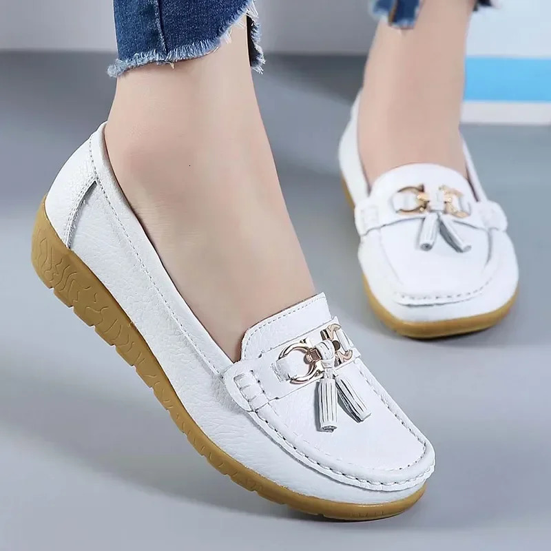 Women Shoes Slip On Loafers For Ballet Flat Moccasins Casual Sneakers Zapatos Mujer 241126