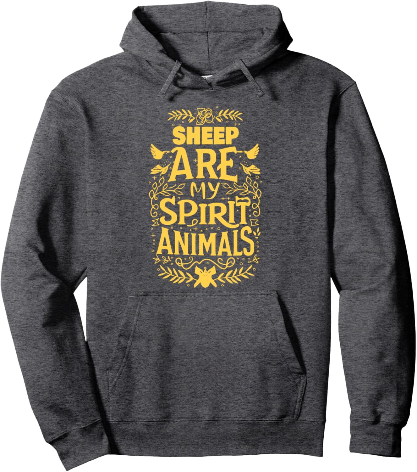 Hoodie for Mens Womens Sheep Are My Spirit Animals Pullover Hoodie Graphic Hoodies sweatshirt