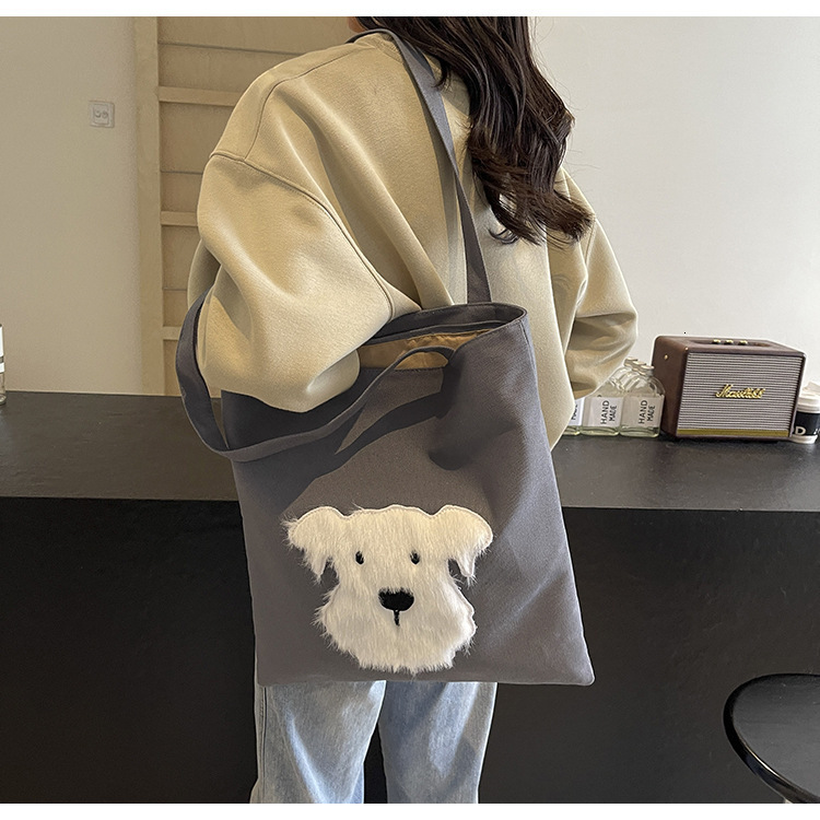 Canvas For Women, Large Capacity New Autumn And Winter Versatile Single Shoulder Shopping Bag, Casual Commuting Bag Designer Bags Handbags Women