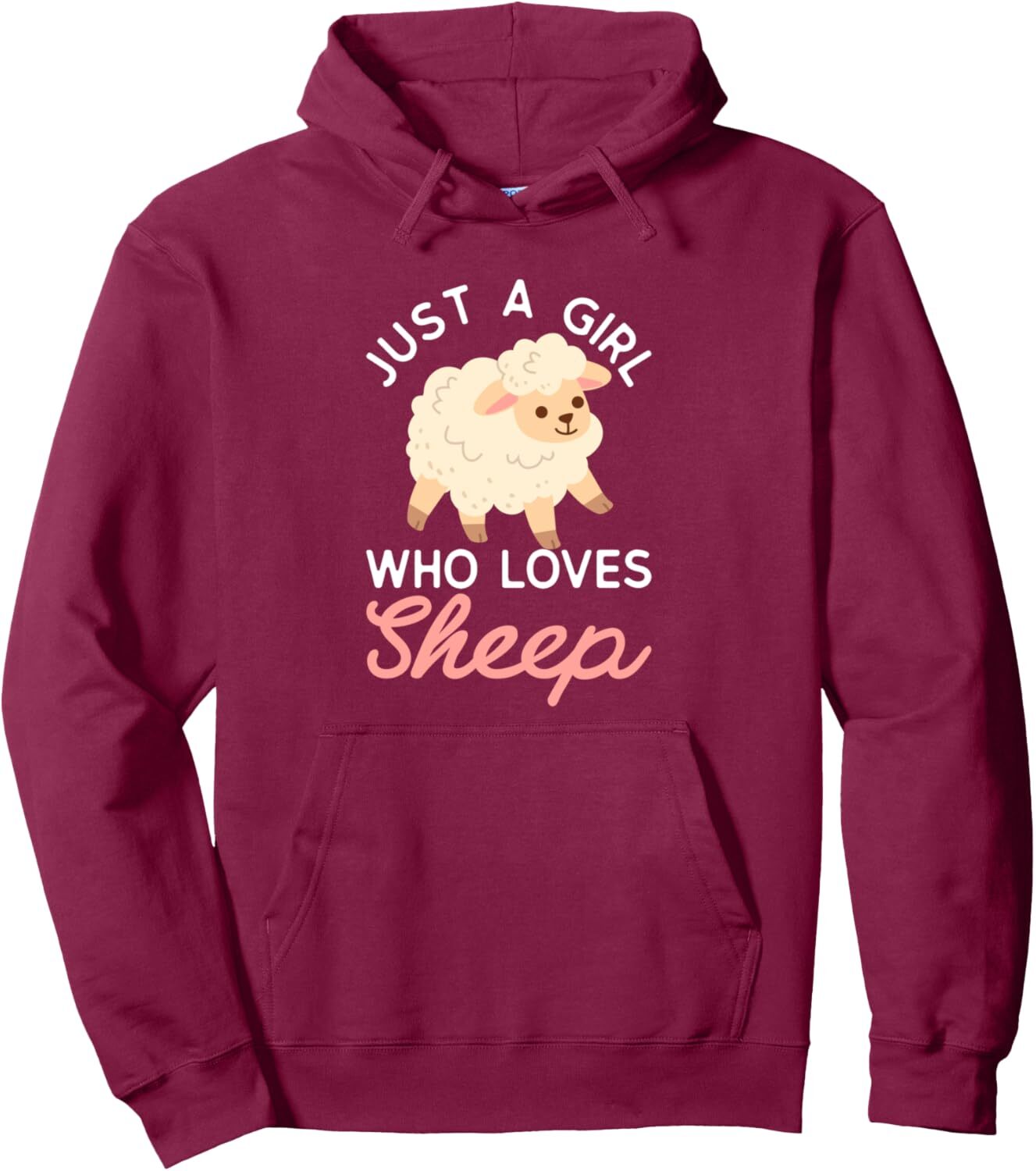 Hoodie for Mens Womens Just a girl who loves Sheep Cute Sheep Design Pullover Hoodie Graphic Hoodies sweatshirt cool