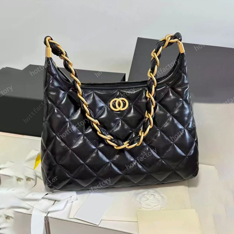 Designer Bag Hobo handbag Leather Shoulder Bag Women's Tote High quality leather Chain bag Hardware Underarm bag Large capacity shopping bag Crossbody bag