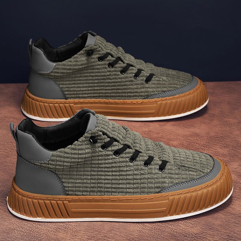 New fashion student sports all-around board men's casual lazy one step walking cloth shoes designer trendy versatile shoes casual shoes