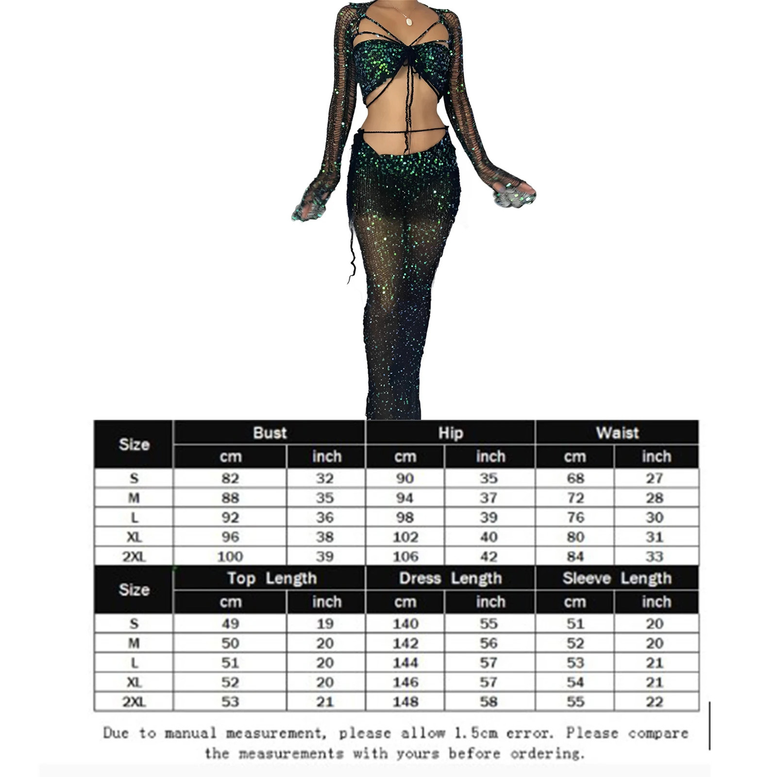 Summer Women Crochet Knitted Dress Two Piece Skirt Sets Clothes Sexy Crop Tops Elegant Knit Sequin 2 Set Outfit 240423