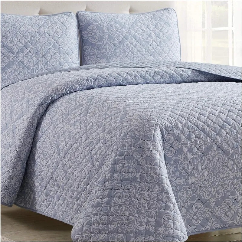 Bedspread Coverlet Set Bedding Cover with Shams 3 Piece Oversized Quilt Bedspreads Coverlets 240424