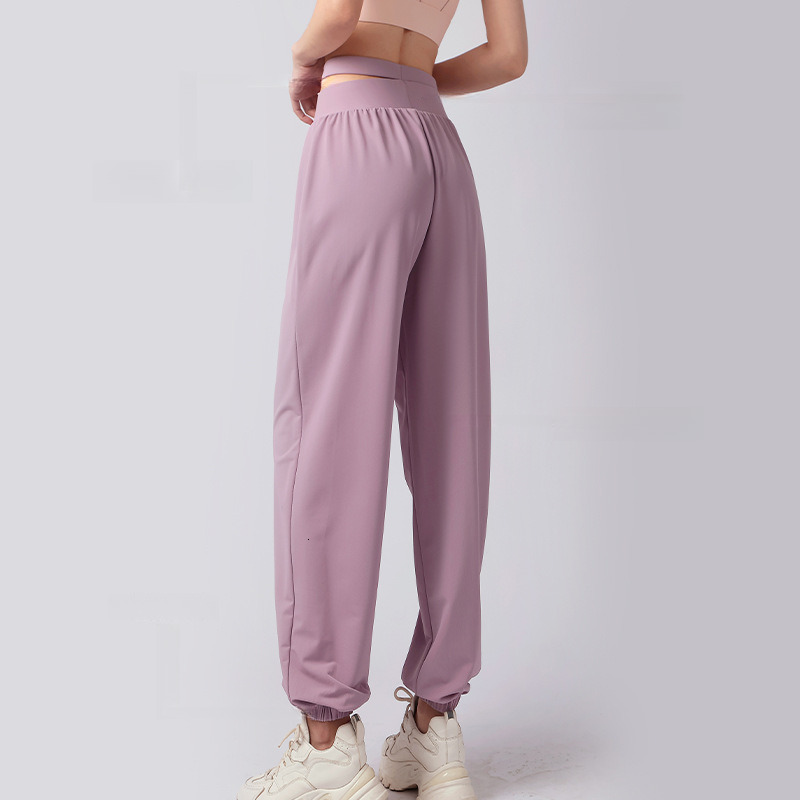 New Loose Yoga Hollow Double Waist For Sports, Fitness, Running, Exercise, Covering Meat And Showing Weight Pants