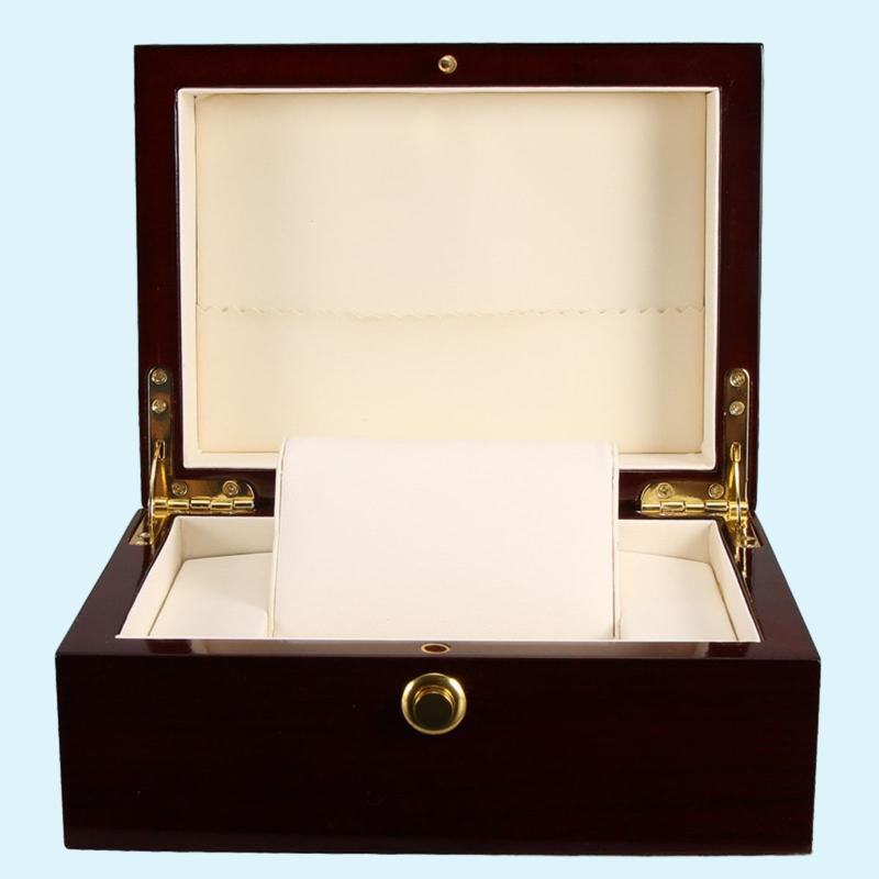 Luxury Wrist Watch Box Handmade Wooden Case Jewelry Gift Box Storage Container Professional Holder Organizer Watches Display