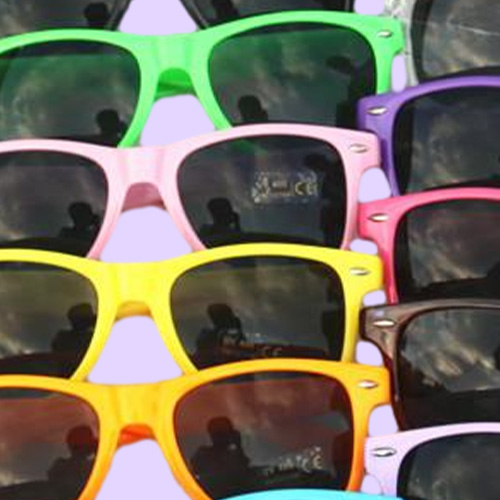 20pcs Whole classic plastic sunglasses retro vintage square sun glasses for women men adults kids children multi colors