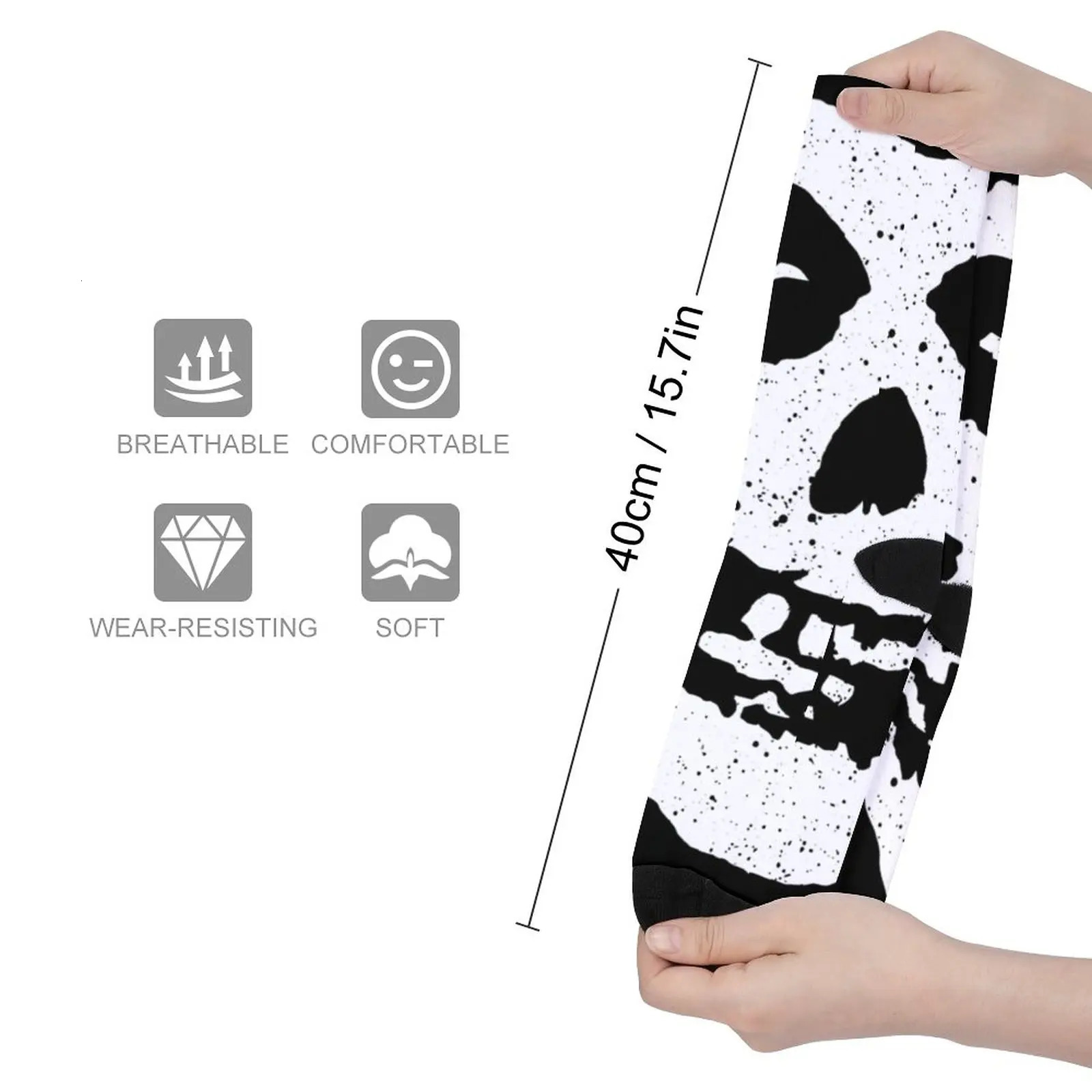 Retro Misfits Fiend Skull Gift Men Women Socks winter socks golf sock Lots 240129