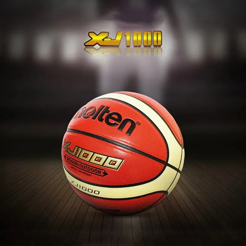 Molten XJ1000 Basketball Ball Size 7/6/5 PU Leather Material for Outdoor Indoor Match Training Men Women Teenager Baloncesto240129 - view 3