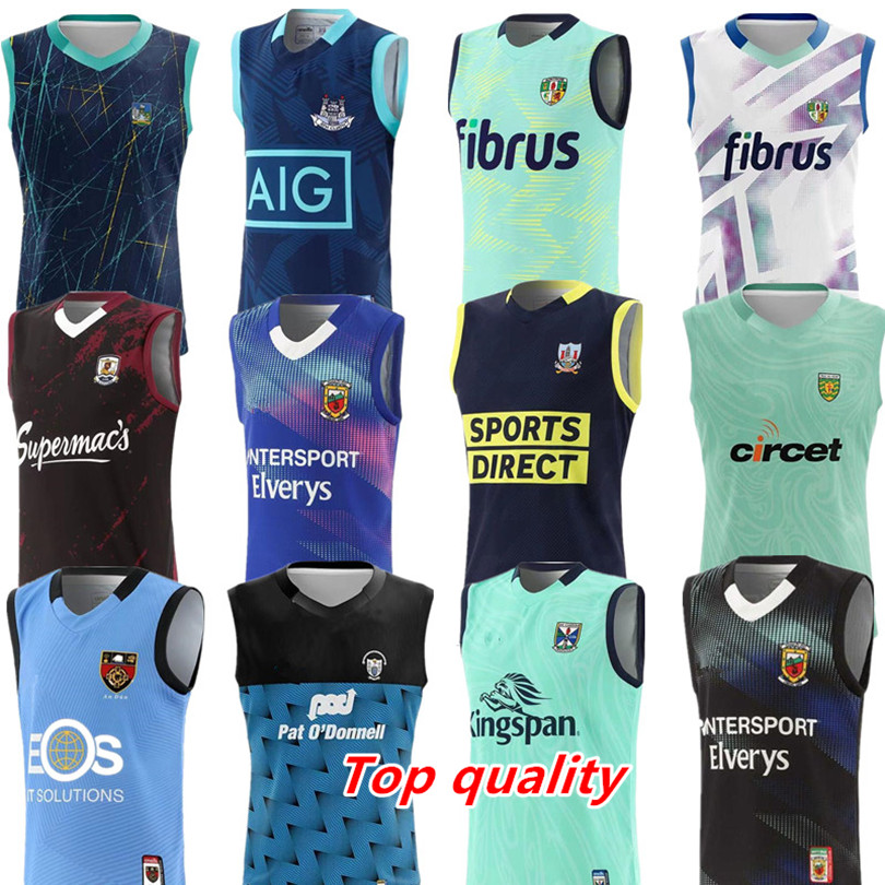 new 23 24 GAA rugby jersey Leisure sports vest 2023 2024 All team Kerry Mayo Limerick Galway Dublin Down Cork Clare Cavan Antrim singlet jerseys