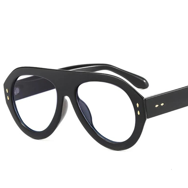 Trendy Oversized Pilot Reading Glasses Women Men Flower Brown Vintage Eyeglasses Clear Blue Light Glasses 1.25 1.5 6 240123