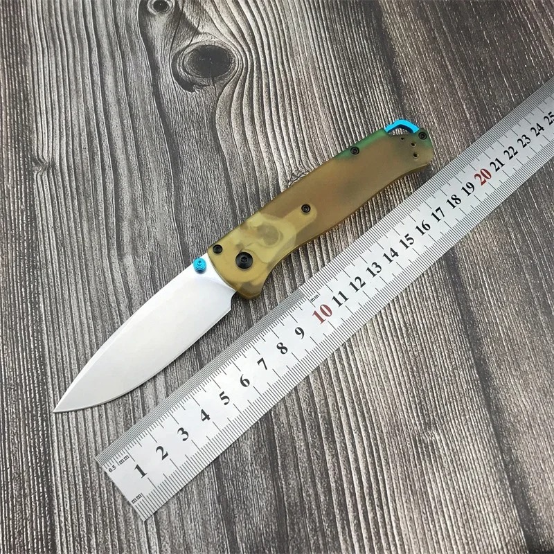 2 Model 535 Bugout Pocket Folding Knife D2 Blade PEI Handle Outdoor Hunting Bailout Tactical Defense Survival Knives BM 940 9400 15080 3300 Tools