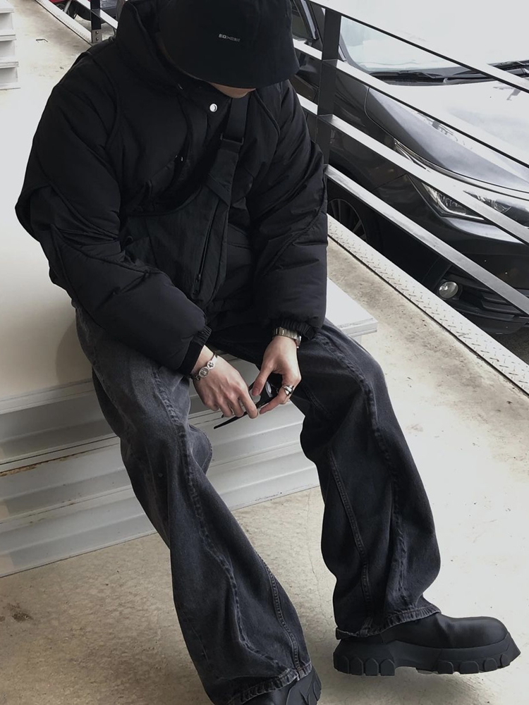 Our Legacy Jeans Washed Washed Slim Fit Men Jeans Grey Distressed Jeans Casual Loose Mid High Waisted Straight Leg Jeans