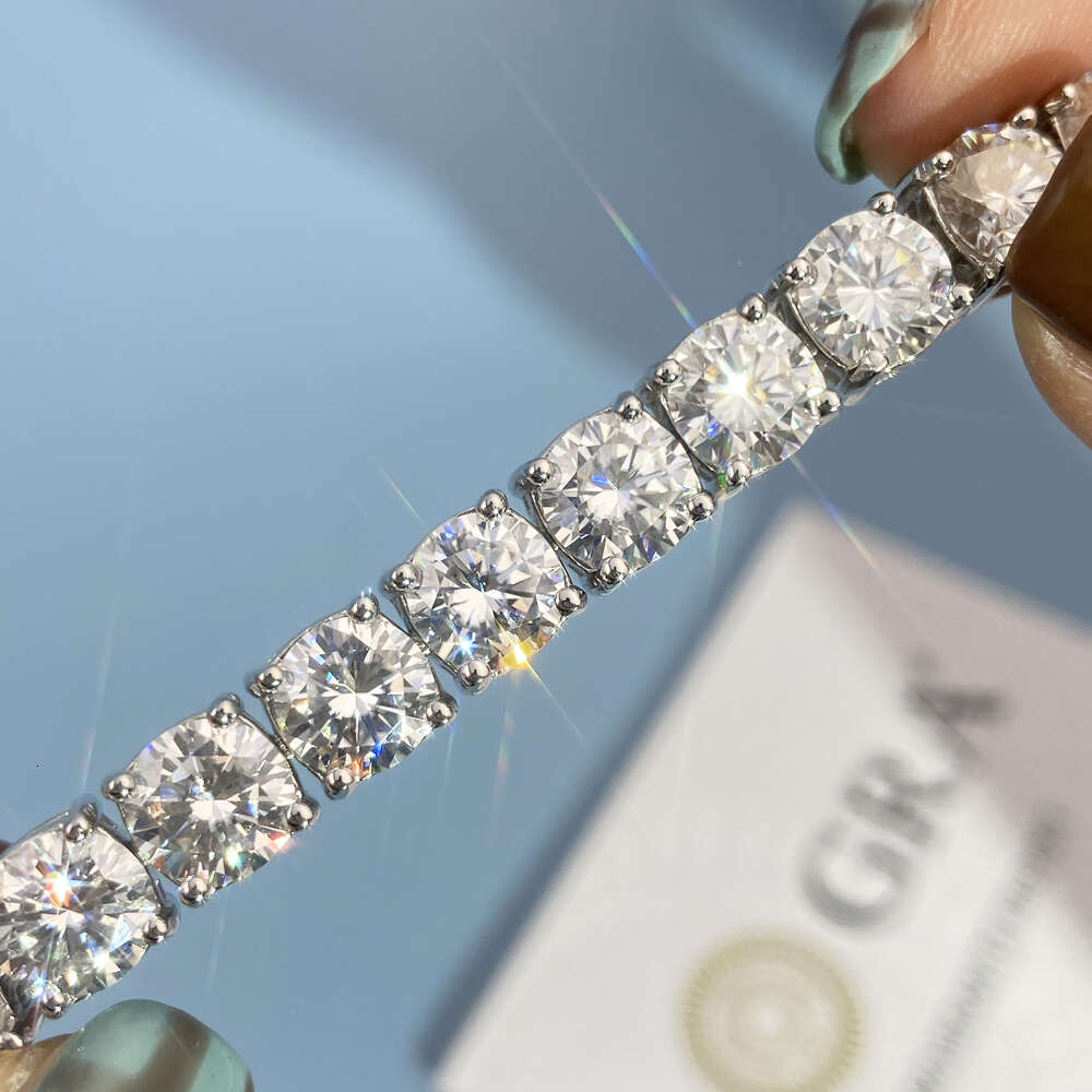 necklace moissanite chain Classic Fashion Iced Out Lab Grown Diamond Women Men 14k / 10k Gold Bracelet Tennis