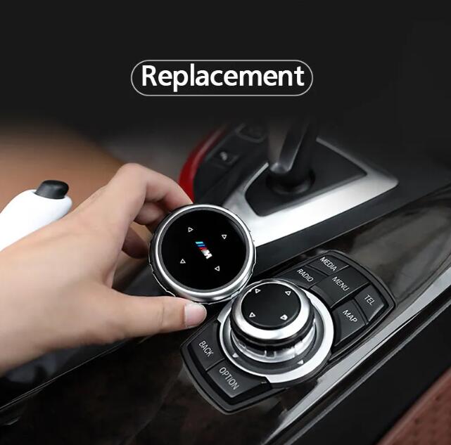iDrive Car Multimedia Buttons Cover Stickers for BMW 3 5 Series X1 X3 X5 X6 F30 E90 E92 F10 F18 F11 F07 GT Z4 F15 F16 F25 E60 E61 Accessory