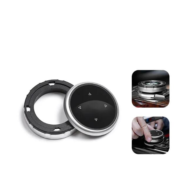 iDrive Car Multimedia Buttons Cover Stickers for BMW 3 5 Series X1 X3 X5 X6 F30 E90 E92 F10 F18 F11 F07 GT Z4 F15 F16 F25 E60 E61 Accessory