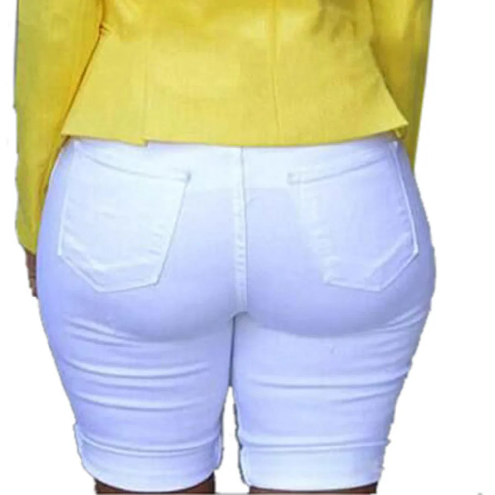 Denim Shorts Women Plus Size Destroyed Hole Leggings Short Pants Denim Shorts Ripped Jeans Jean Shorts For Womens Plus Size 240202