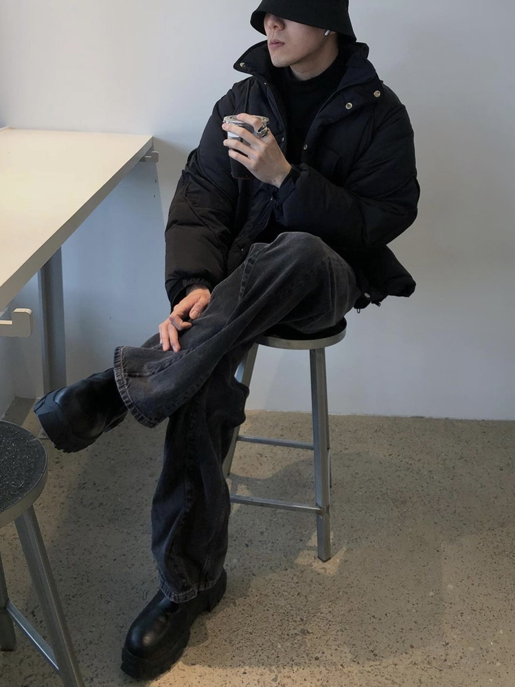 Our Legacy Jeans Washed Washed Slim Fit Men Jeans Grey Distressed Jeans Casual Loose Mid High Waisted Straight Leg Jeans