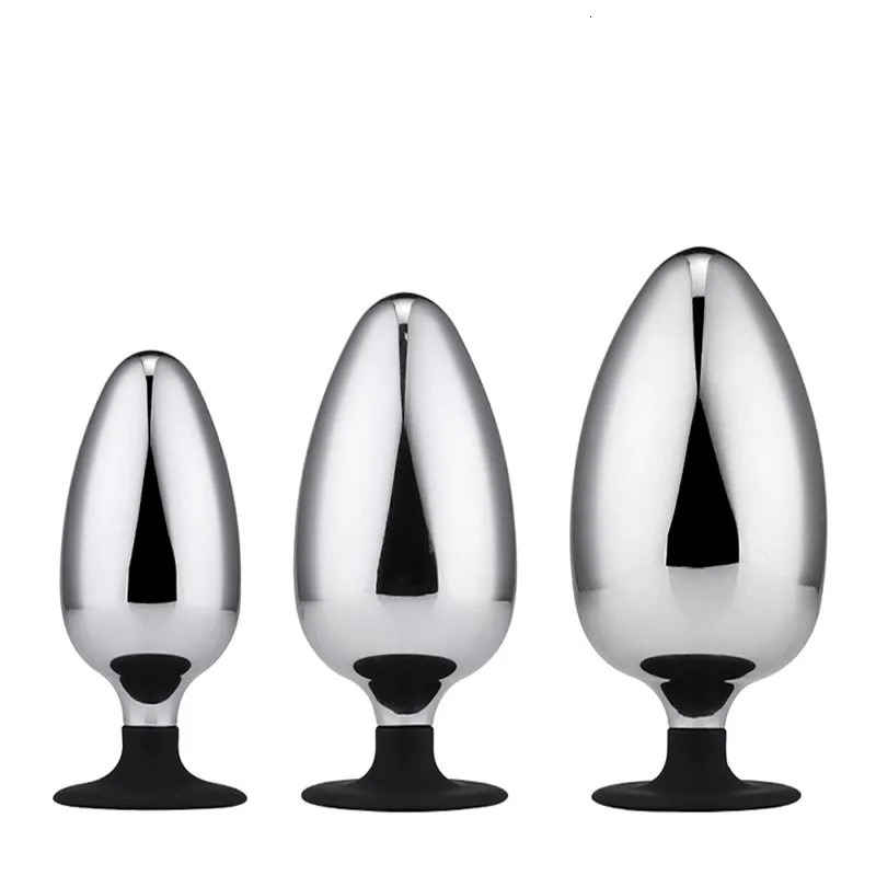 Selling Anal Plug Dildo Huge Fist Strap On Sex Toys For Men/Women Masturbators Stainless Steel Toys Big Butt Plug Wearable 240129