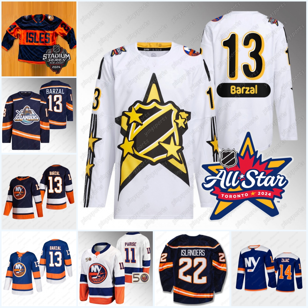 New Yorks All-star Jerseys Islanders Anders Lee Bo Horvat 13 Mathew Barzal 18 Pierre Engvall Brock Nelson Noah Dobson Sebastian Aho Scott Mayfield Matt Martin Pageau
